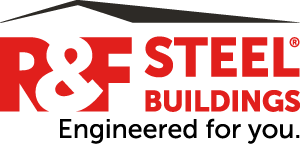 R&F Steel Buildings Logo